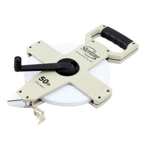 50m Open Reel Nylon Coated Steel Sterling Tape Measure