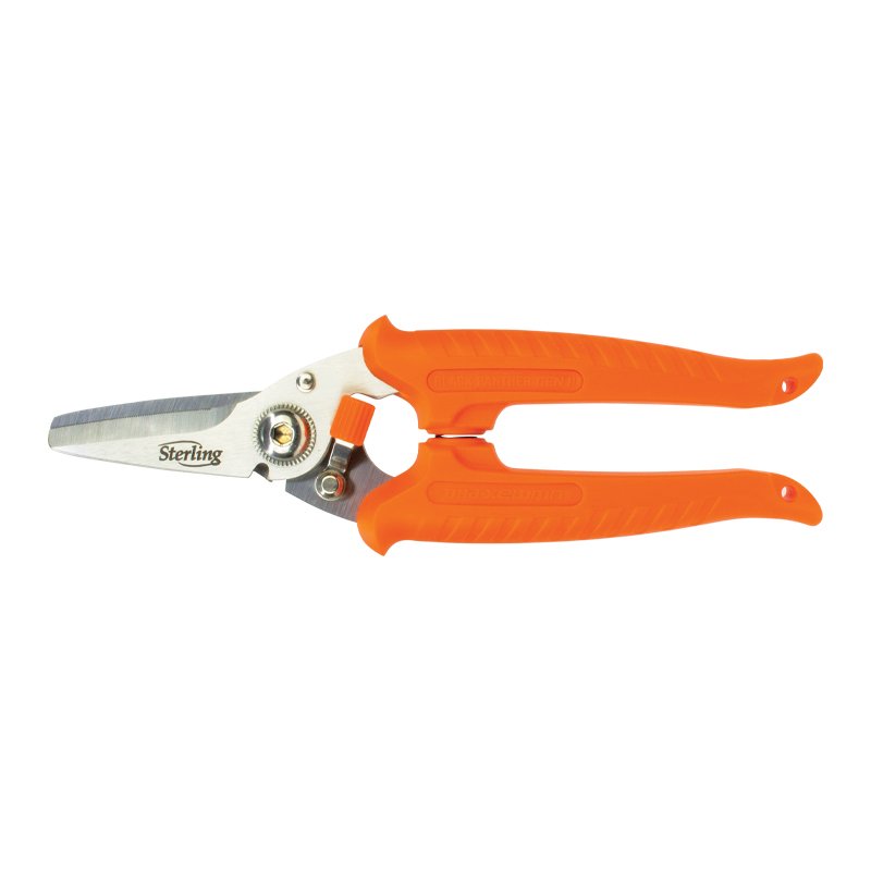 185mm Ultimax Pro Black Panther Gen II: Round Tip Industrial Snips Bulk OPP Bag