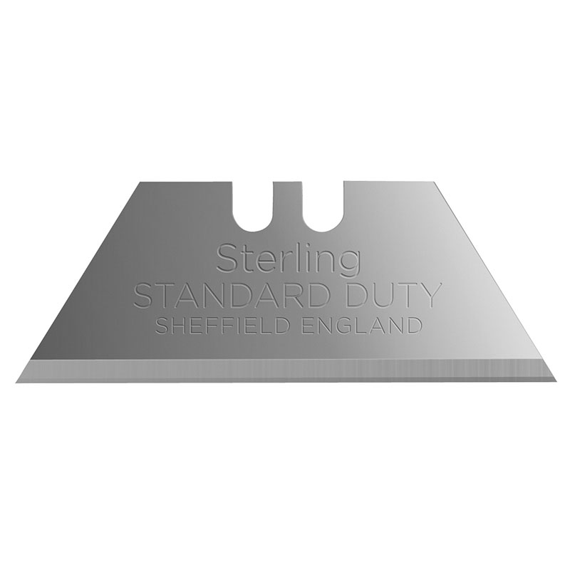 Sterling Standard Duty razor blade with Sheffield, England inscription (engraved text)