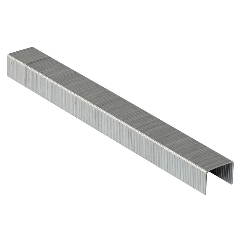 Long galvanized steel strip with a U-shaped channel at one end, looking like a staple/brace component.
