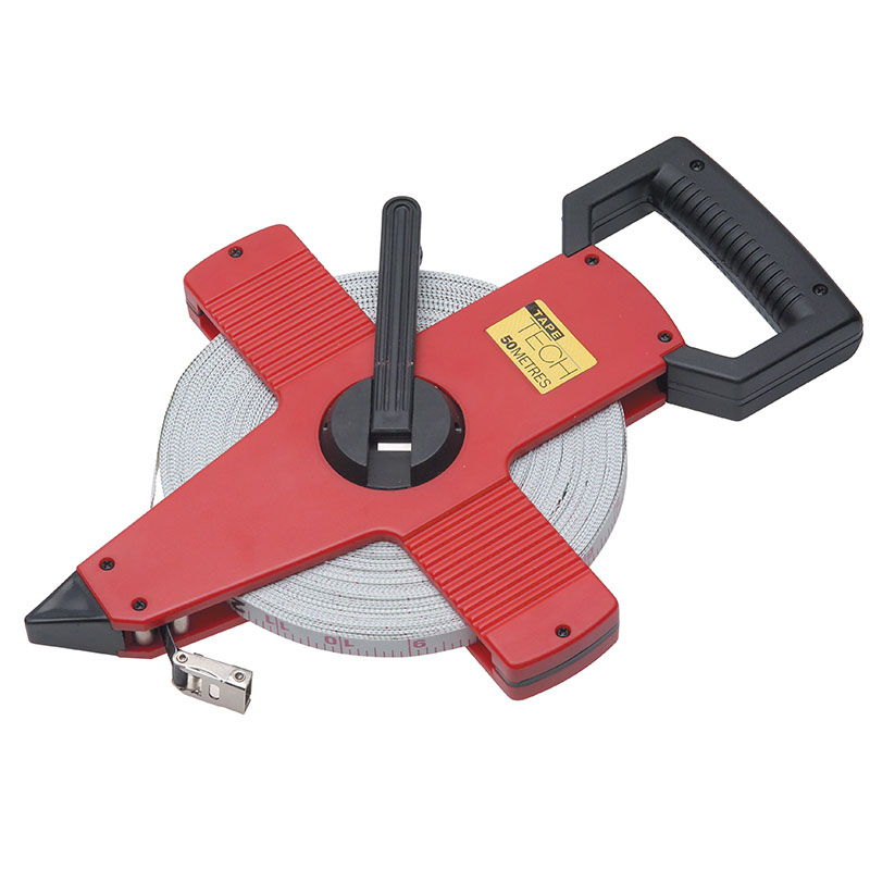 50m Open Case Fibreglass Tape Measure